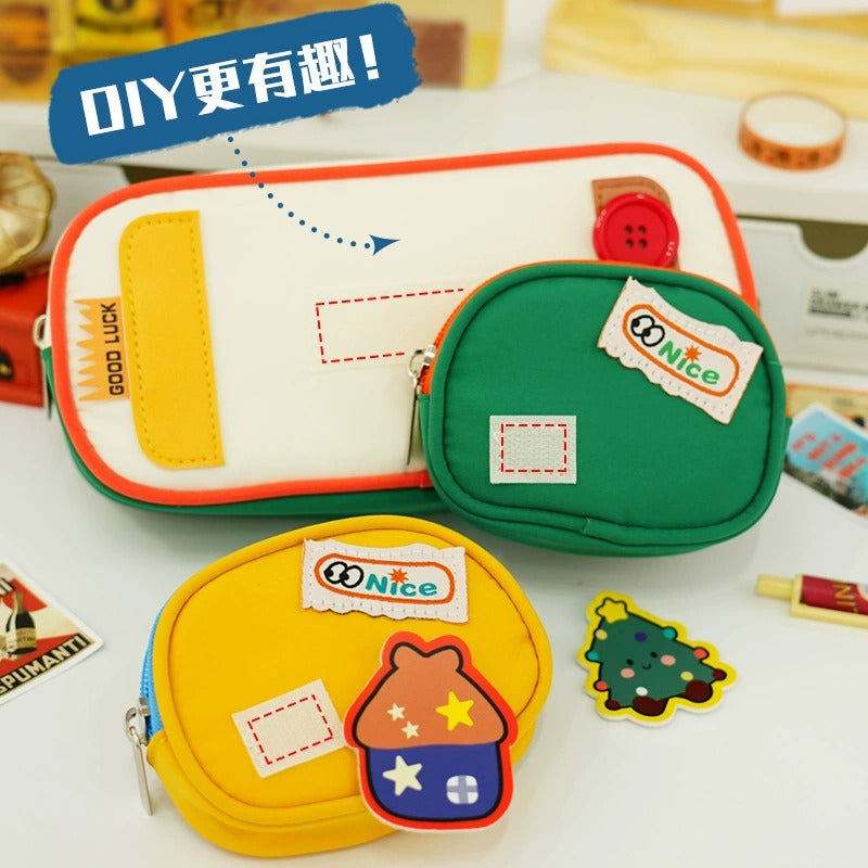 Retro Large-Capacity Pencil Case