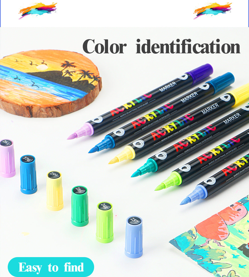 Double-Ended Acrylic Paint Markers
