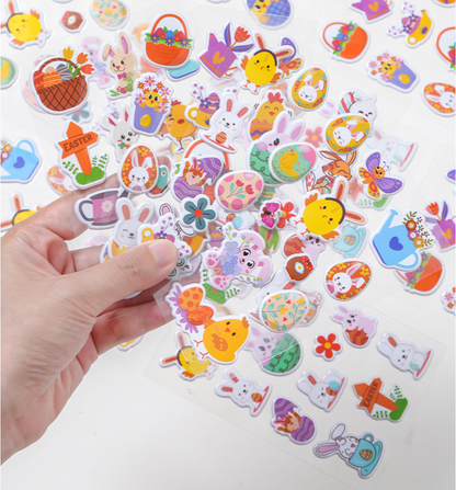 Easter 3D Puffy Stickers Set