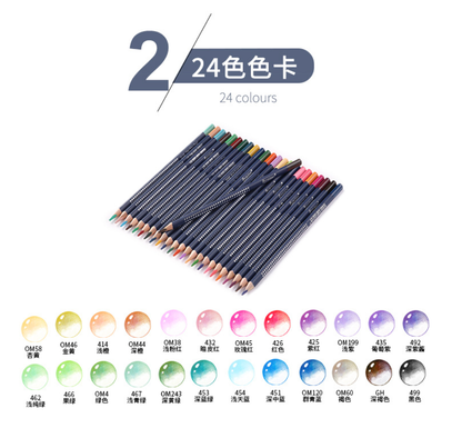 Water-Soluble Colored Pencils Set