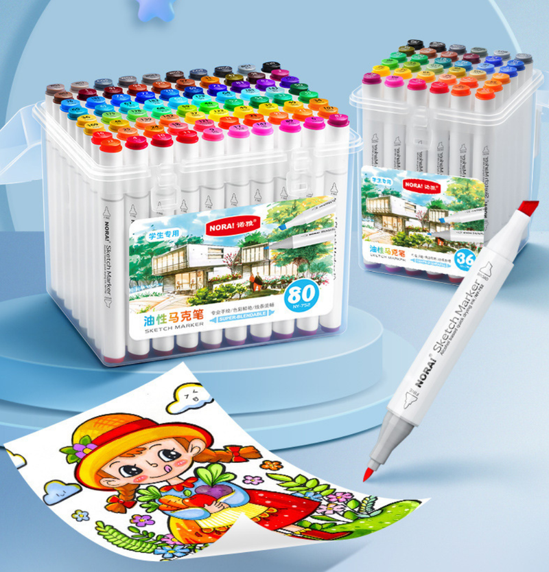 Dual Tip Alcohol Markers Set