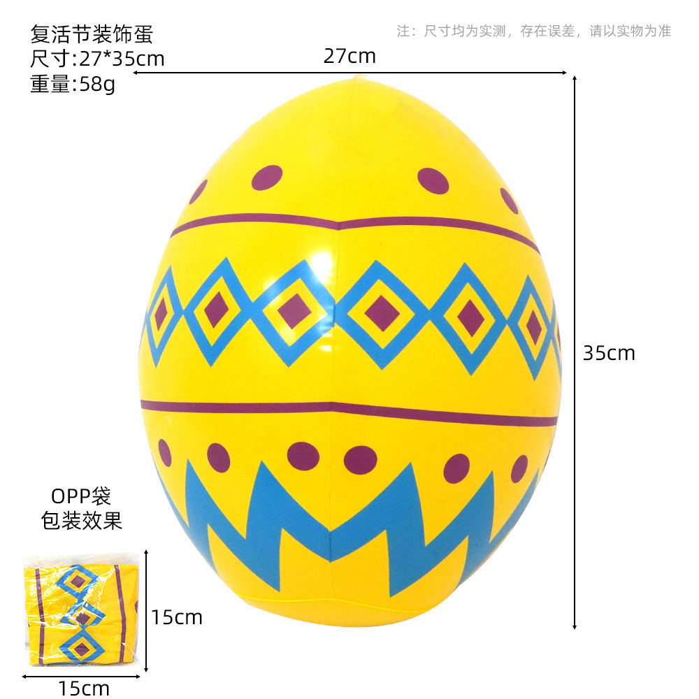 Inflatable Easter Bunny Egg Decoration