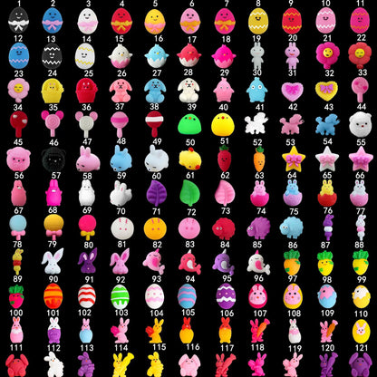 Easter Mini Squishy Eggs & Bunnies