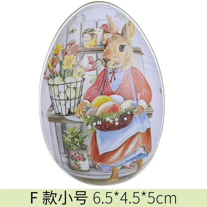 Easter Bunny Egg Tin – Fillable Treat & Gift Box