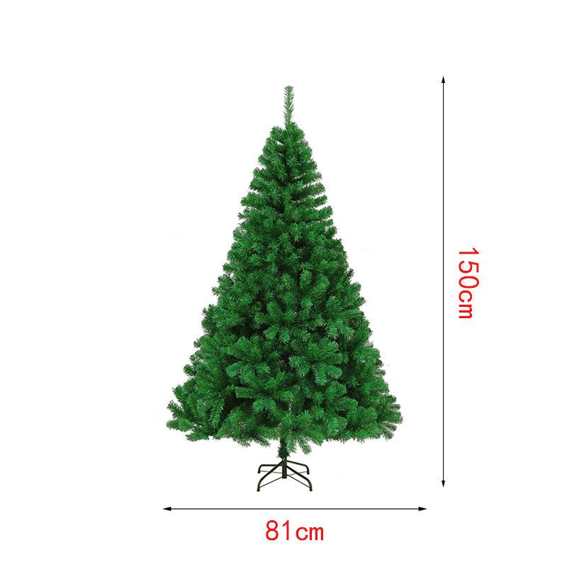 1.5M Dense Green Christmas Tree with 500 Tips