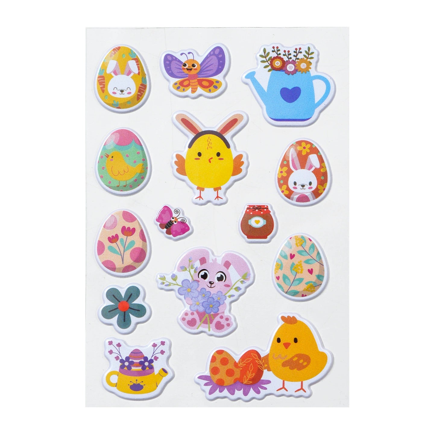 Easter 3D Puffy Stickers Set