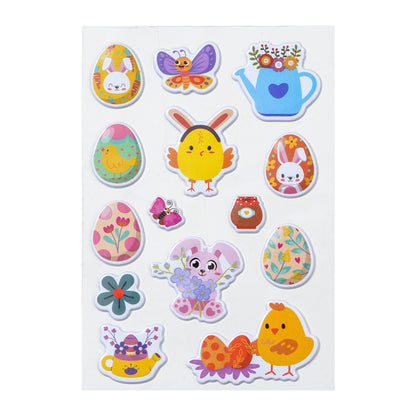 Easter 3D Puffy Stickers Set