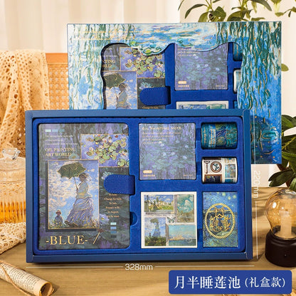 Vintage Art Scrapbook Journal Kit Gift Box