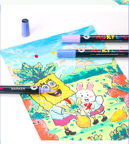 Double-Ended Acrylic Paint Markers