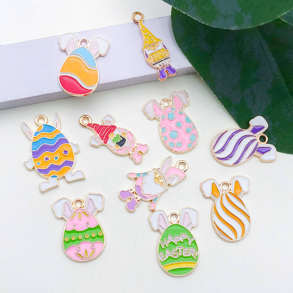 Easter Enamel Charm Set