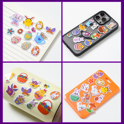 Easter 3D Puffy Stickers Set