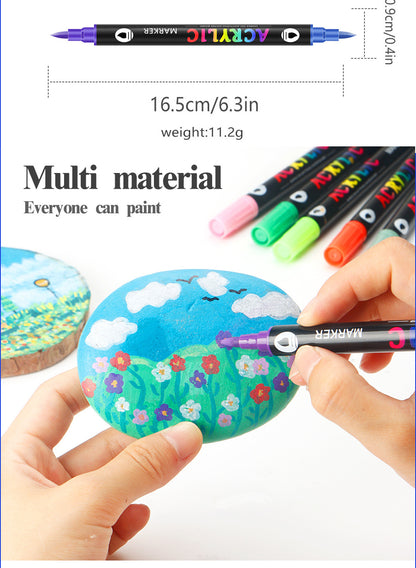 Double-Ended Acrylic Paint Markers