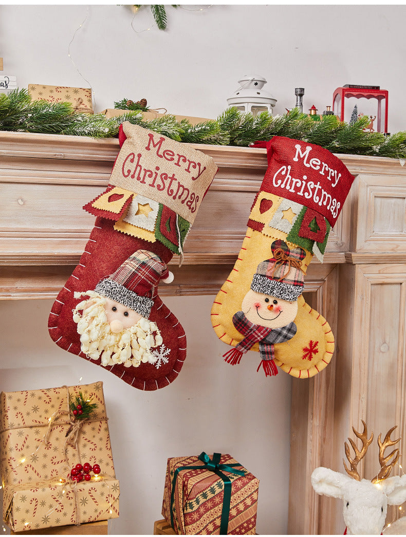Christmas Hanging Stocking Gift Bag