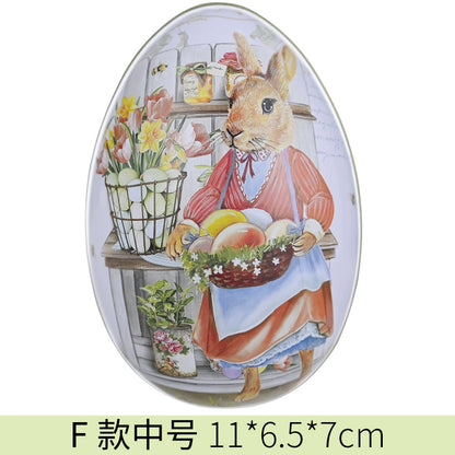 Easter Bunny Egg Tin – Fillable Treat & Gift Box