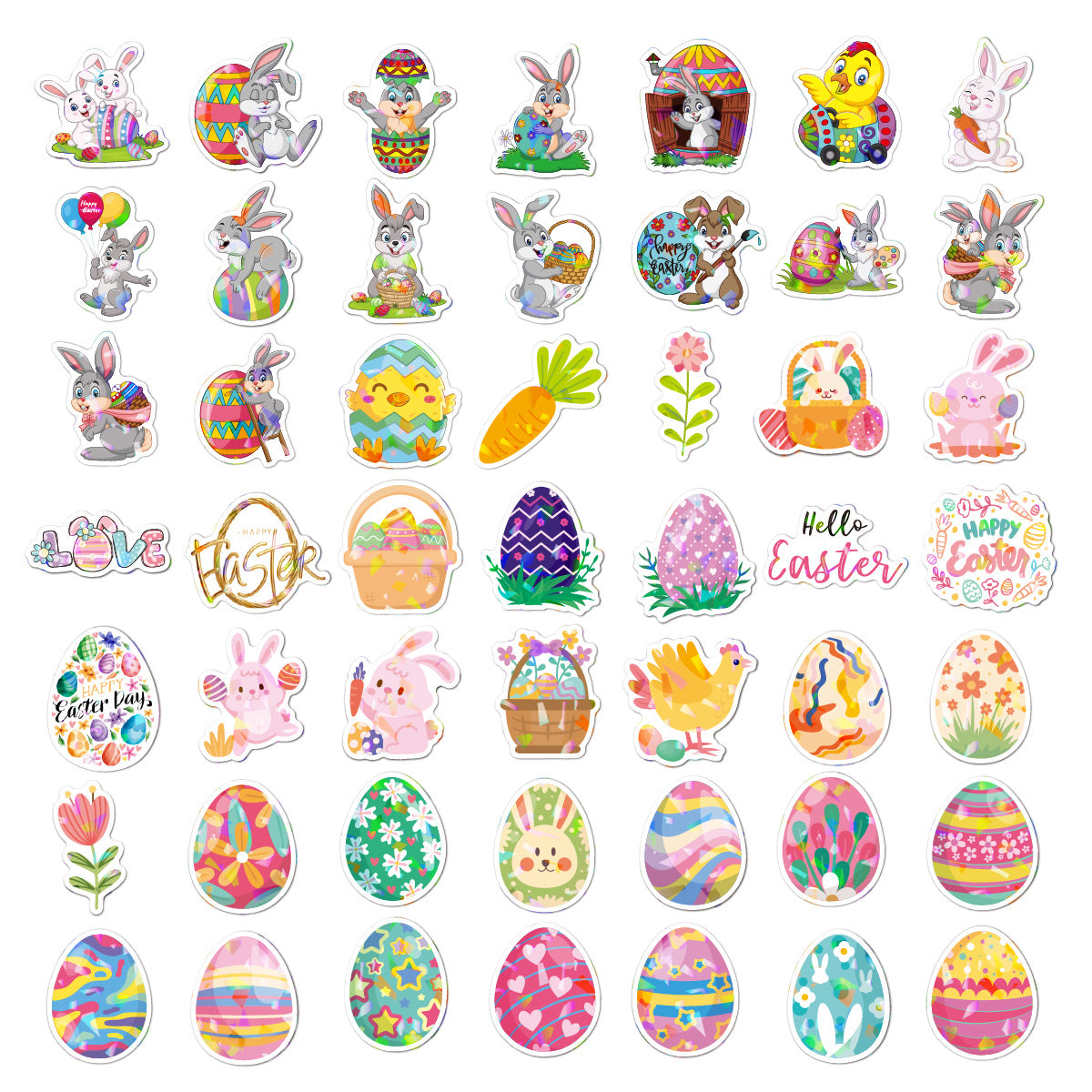 Easter Waterproof Sticker Pack