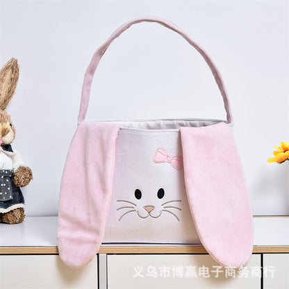 Easter Bunny Ear Tote Basket