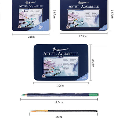 Water-Soluble Colored Pencils Set