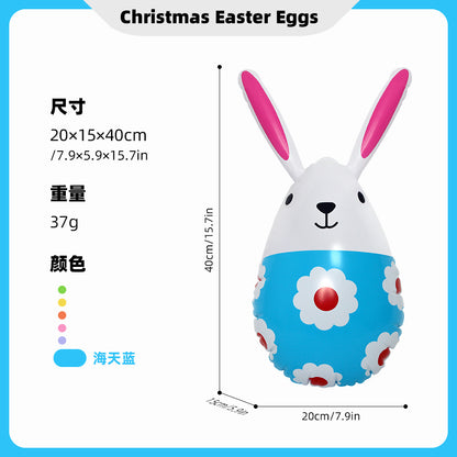 Inflatable Easter Bunny Egg Decoration