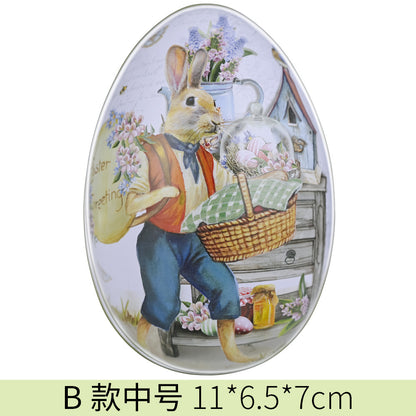 Easter Bunny Egg Tin – Fillable Treat & Gift Box