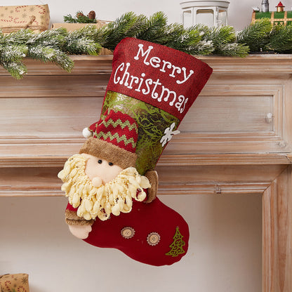 Christmas Hanging Stocking Gift Bag