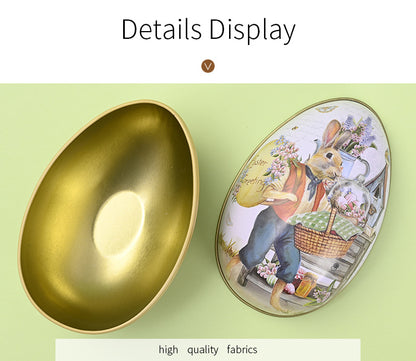 Easter Bunny Egg Tin – Fillable Treat & Gift Box
