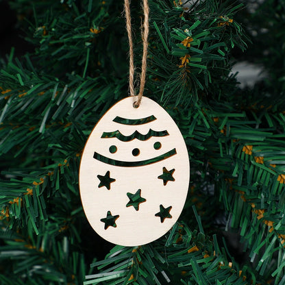 DIY Wooden Easter Egg Ornaments