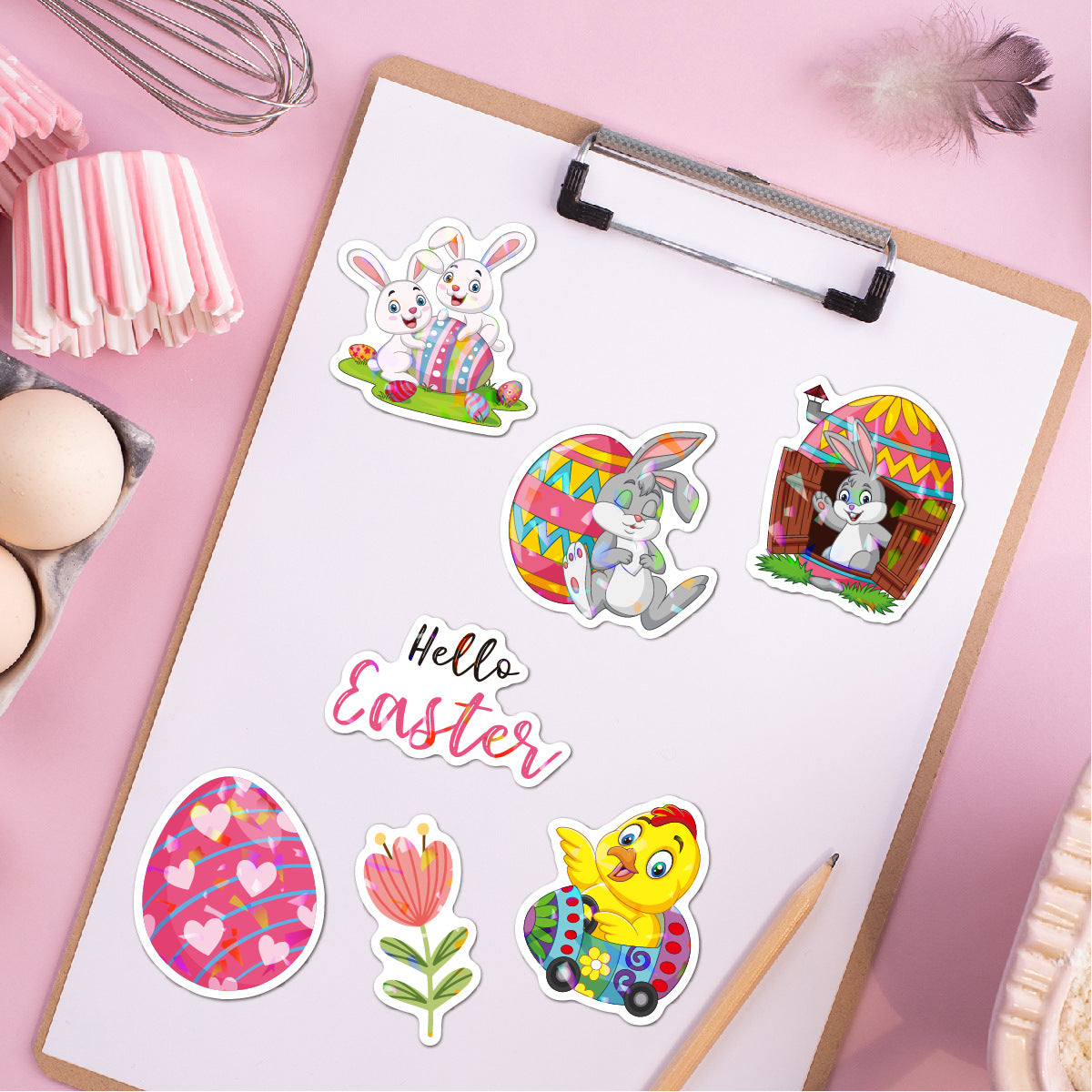 Easter Waterproof Sticker Pack