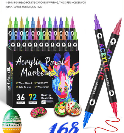 Double-Ended Acrylic Paint Markers