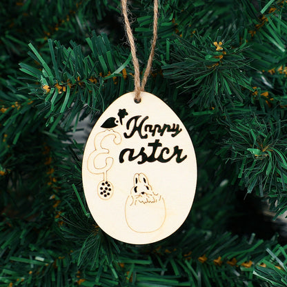 DIY Wooden Easter Egg Ornaments