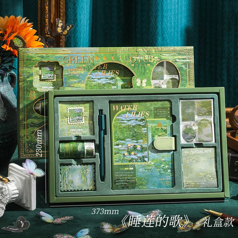 Vintage Art Scrapbook Journal Kit Gift Box