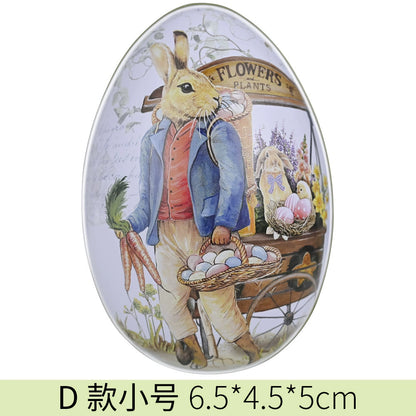 Easter Bunny Egg Tin – Fillable Treat & Gift Box