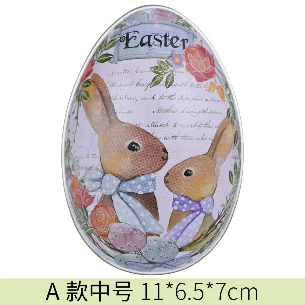 Easter Bunny Egg Tin – Fillable Treat & Gift Box