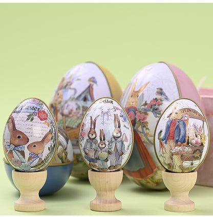 Easter Bunny Egg Tin – Fillable Treat & Gift Box