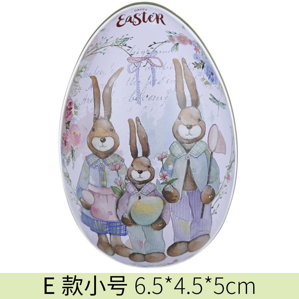 Easter Bunny Egg Tin – Fillable Treat & Gift Box