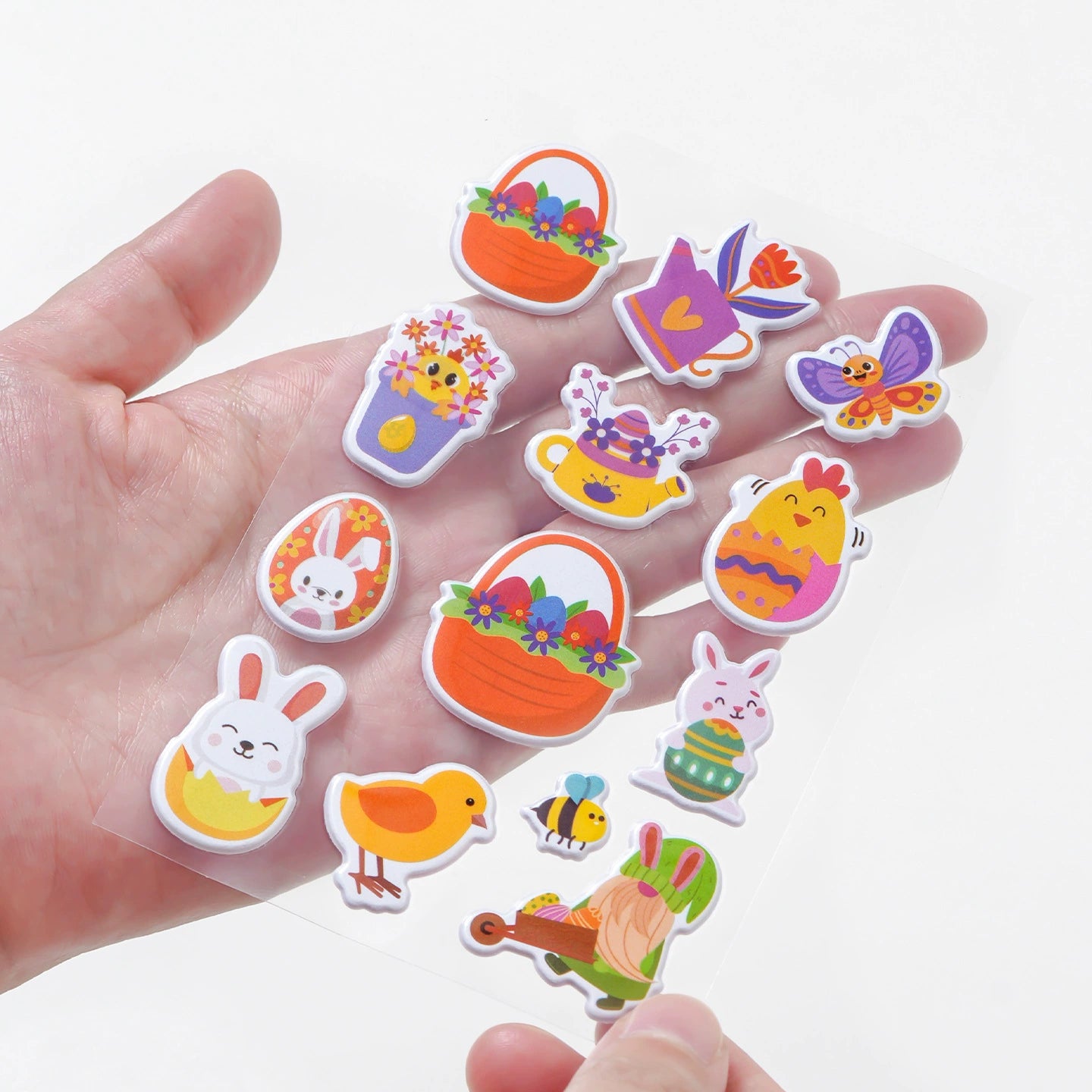 Easter 3D Puffy Stickers Set