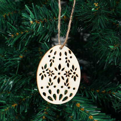 DIY Wooden Easter Egg Ornaments