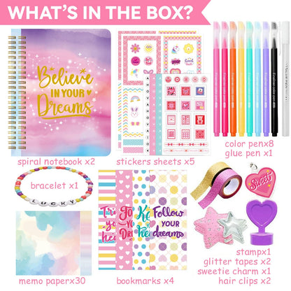 DIY Journal Kit Gift Box for Girls