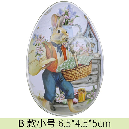 Easter Bunny Egg Tin – Fillable Treat & Gift Box