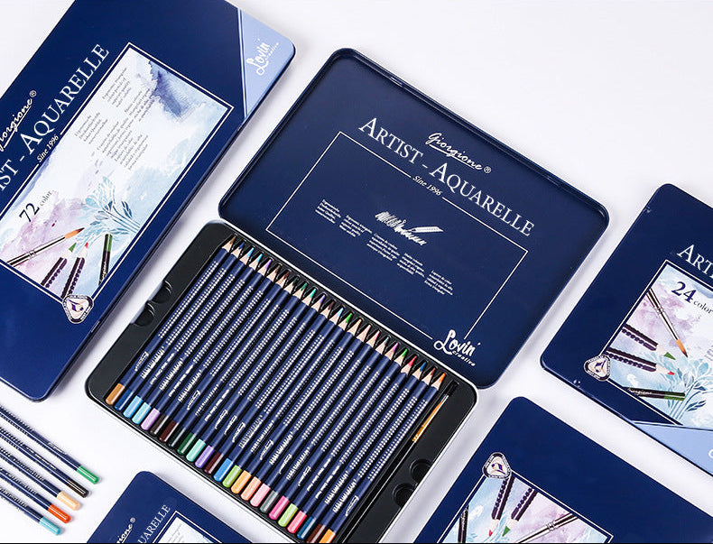 Water-Soluble Colored Pencils Set