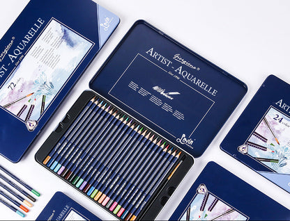 Water-Soluble Colored Pencils Set