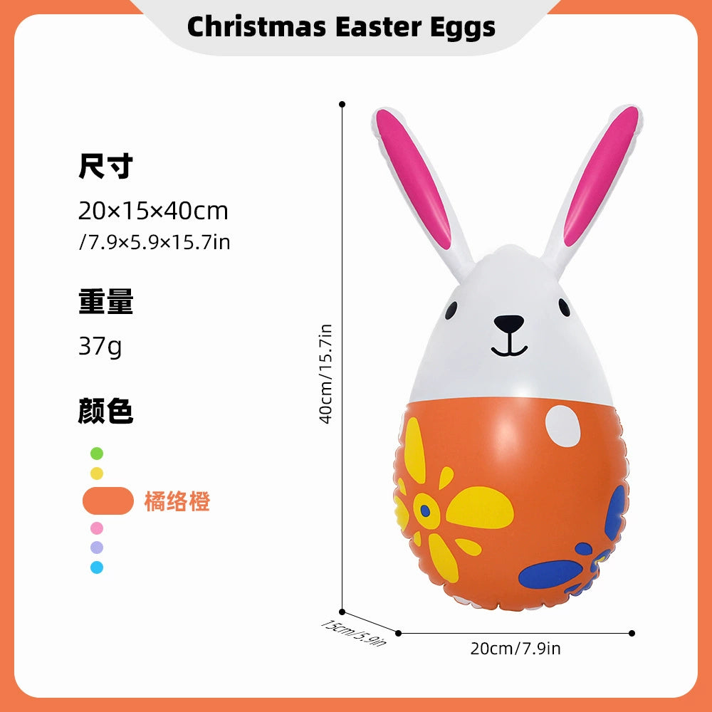 Inflatable Easter Bunny Egg Decoration