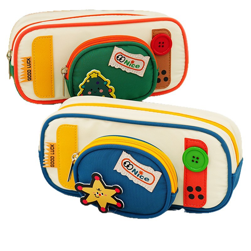 Retro Large-Capacity Pencil Case