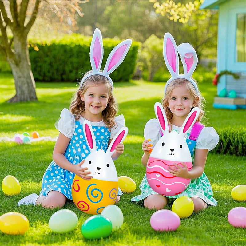 Inflatable Easter Bunny Egg Decoration