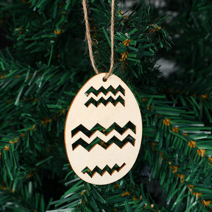 DIY Wooden Easter Egg Ornaments