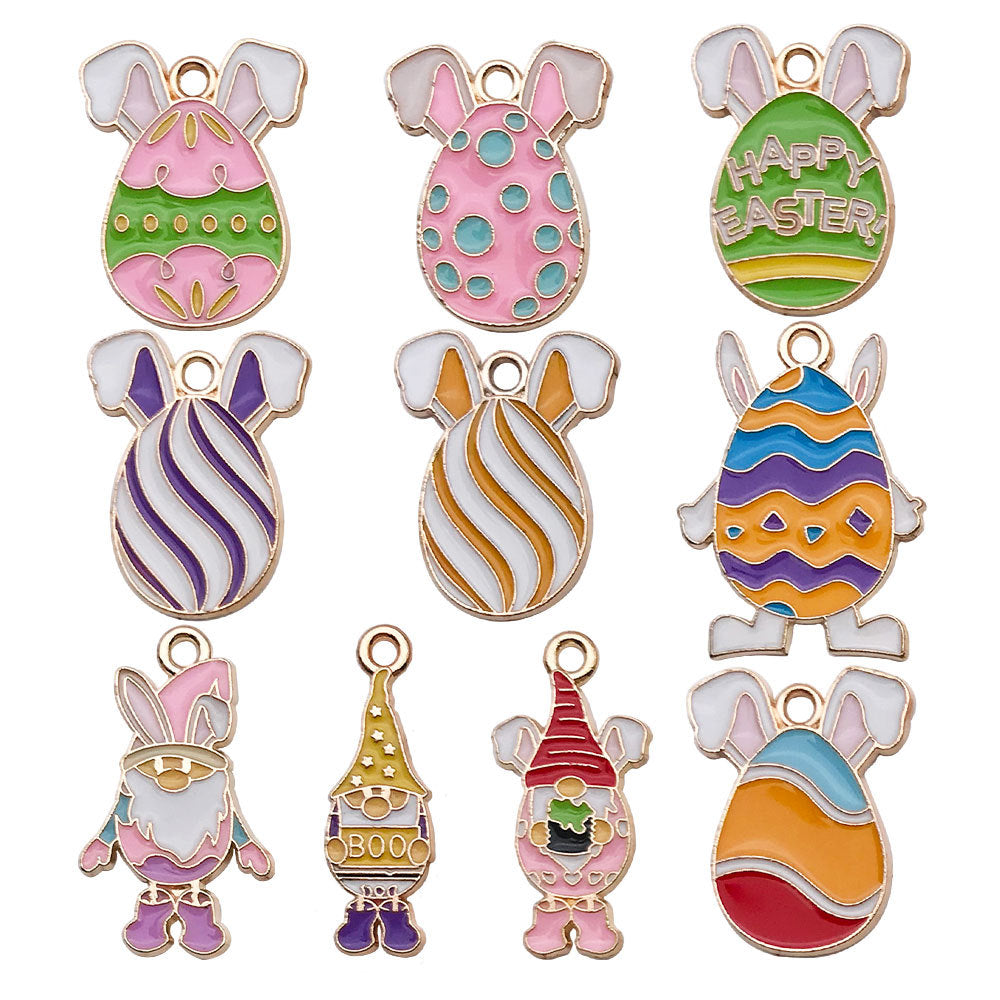 Easter Enamel Charm Set