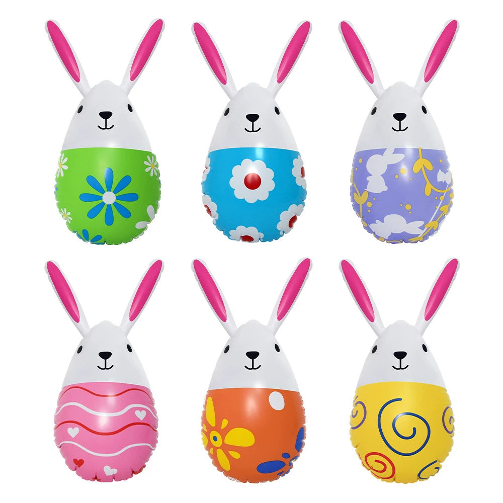 Inflatable Easter Bunny Egg Decoration