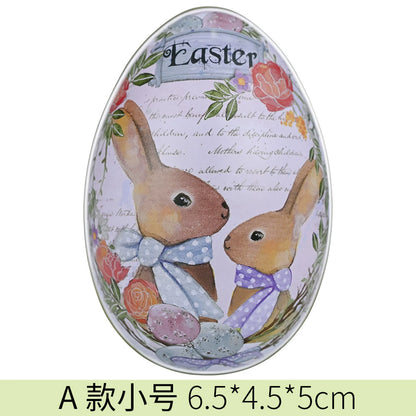Easter Bunny Egg Tin – Fillable Treat & Gift Box
