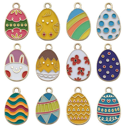 Easter Enamel Charm Set