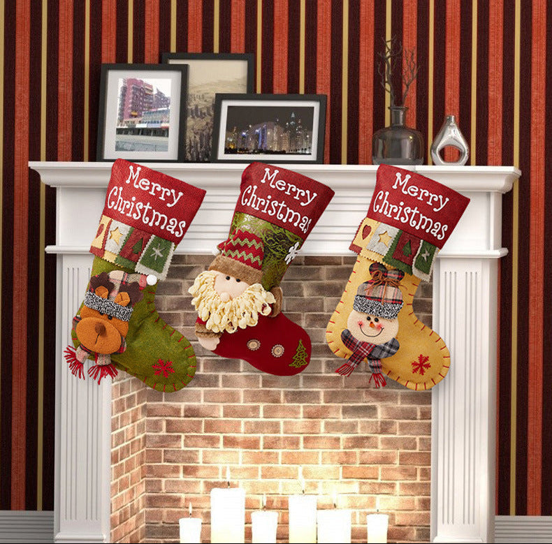 Christmas Hanging Stocking Gift Bag