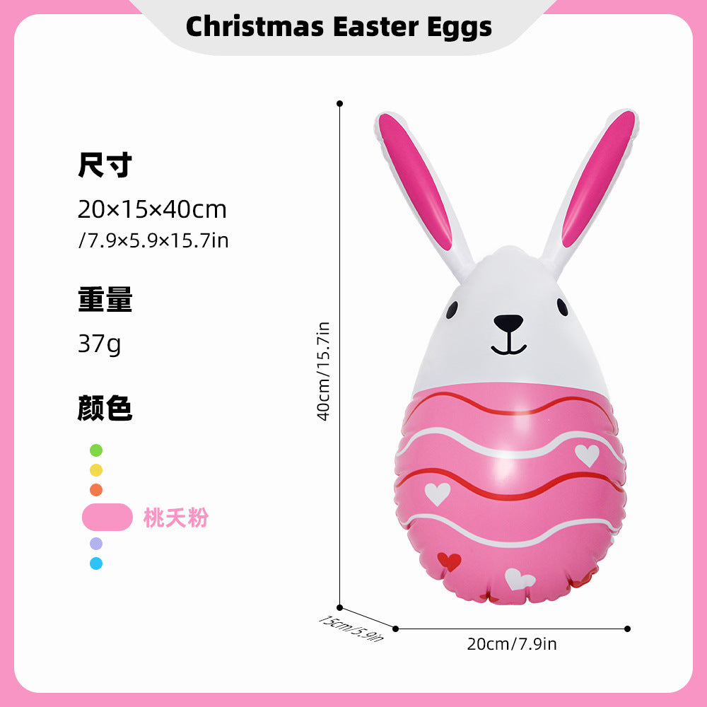 Inflatable Easter Bunny Egg Decoration